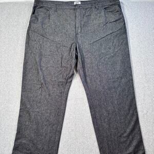 Liberty Blues Men's Gray Denim Jeans 52x38 Altered 33" Inseam Dark Pants